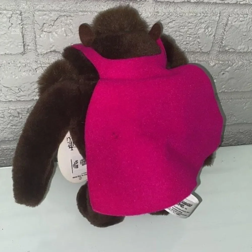 1992 Warner Bros Tasmanian Devil Superhero Plush Looney Toons